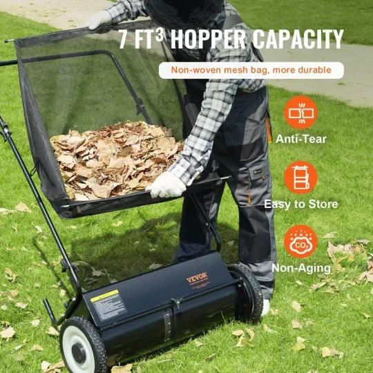 🍂 Ultimate Leaf Sweeper – Fast & Easy Fall Yard Cleanup